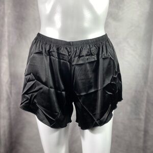 DONATED Black Slip Shorts
